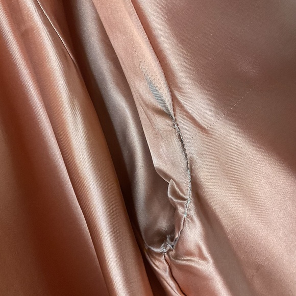 Vintage LILLI ANNE MadMen 1950 Wool Cashmere Camel MINK Coat M-L Swing Coat - Picture 10 of 11